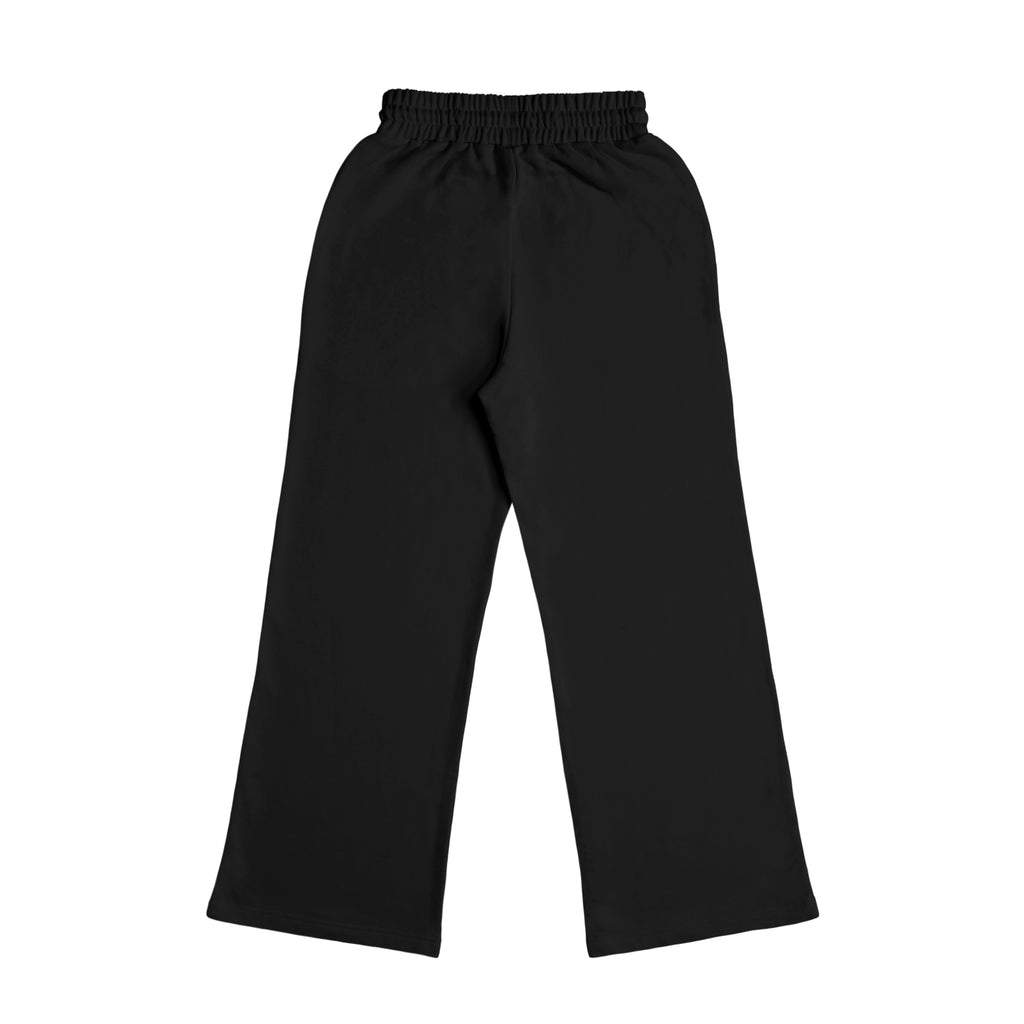 スウェットワイドパンツ black image
