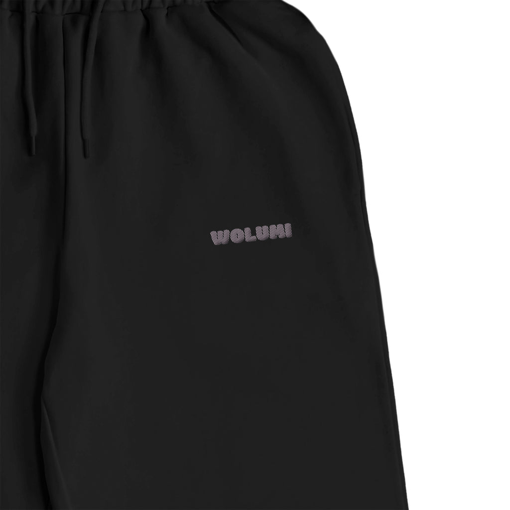 スウェットワイドパンツ black image