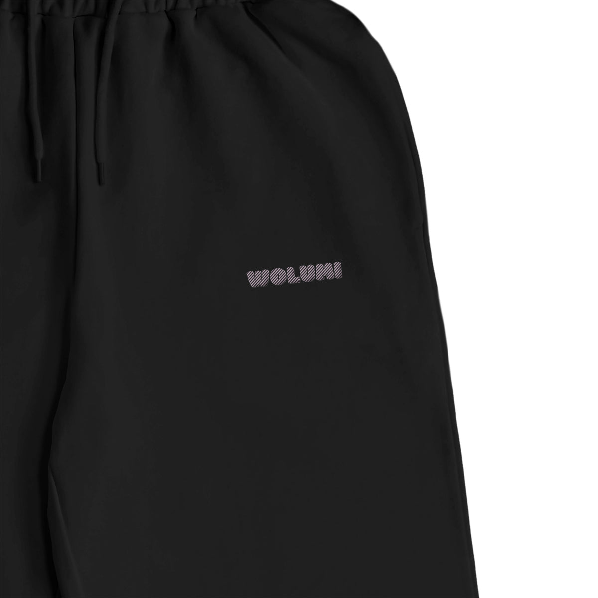 スウェットワイドパンツ black image