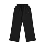 スウェットワイドパンツ black image