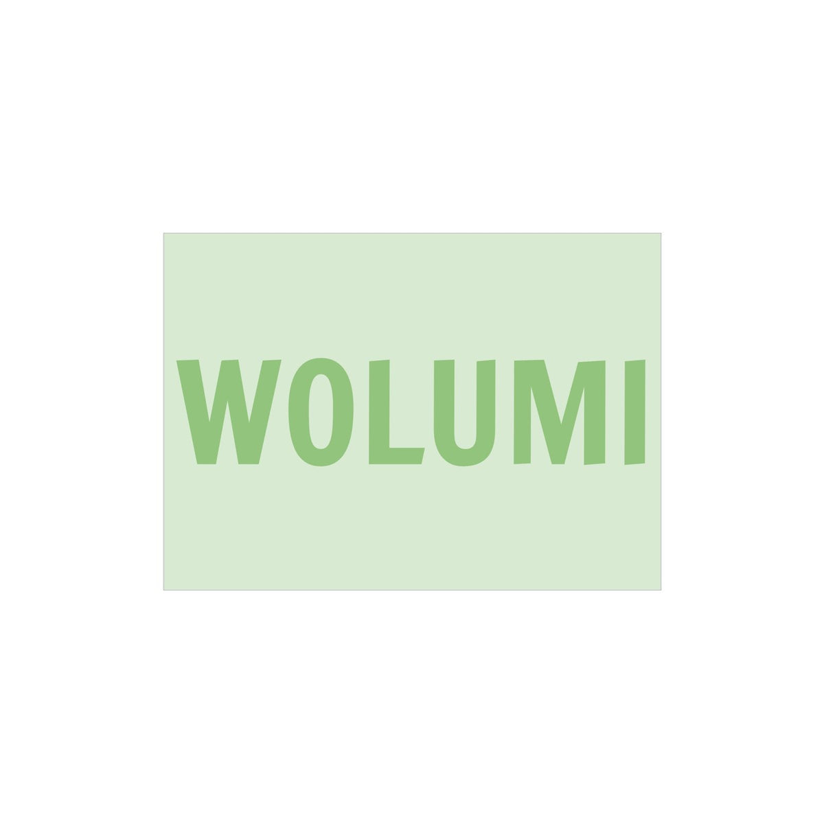 WOLUMIブランドタグ