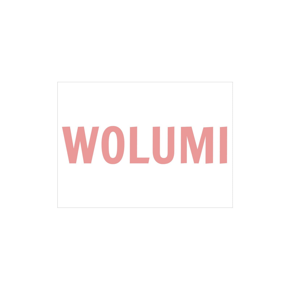 WOLUMIブランドタグ