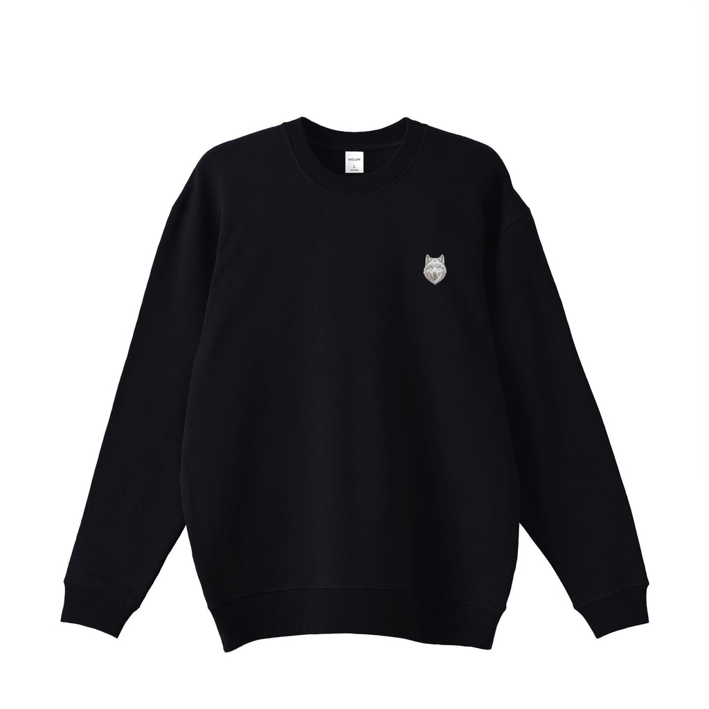 裏パイルスウェット black image