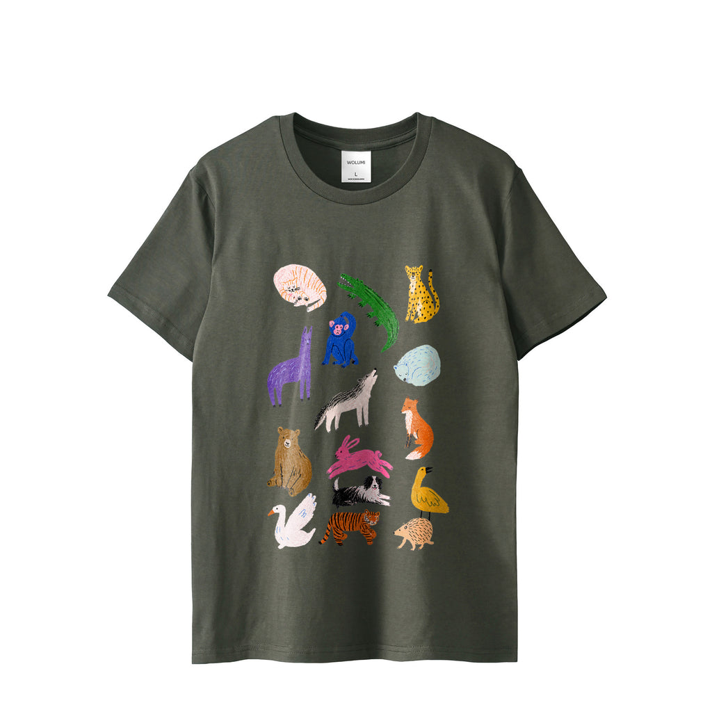 レギュラーフィットTシャツ charcoal image