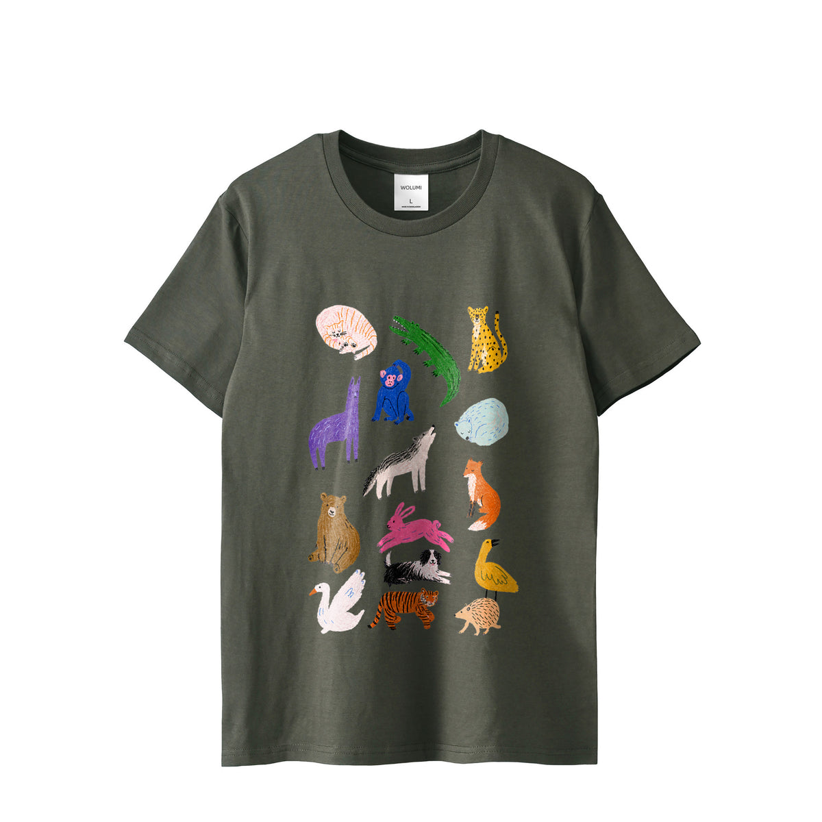 レギュラーフィットTシャツ charcoal image