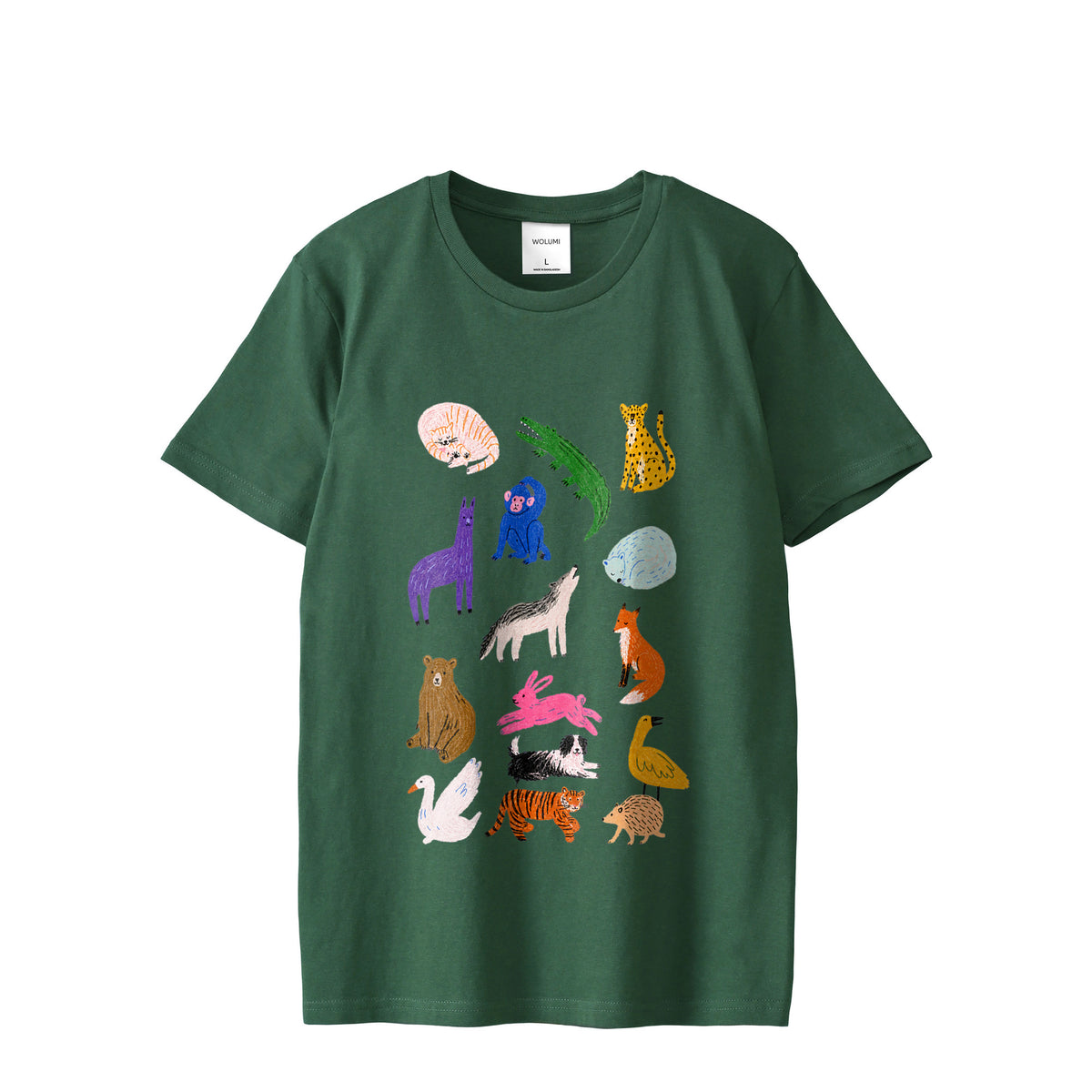 レギュラーフィットTシャツ green image
