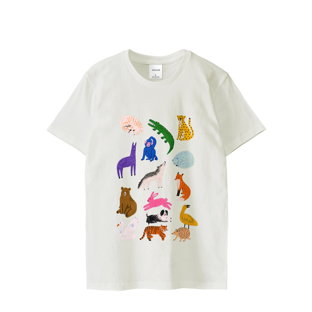 レギュラーフィットTシャツ white image