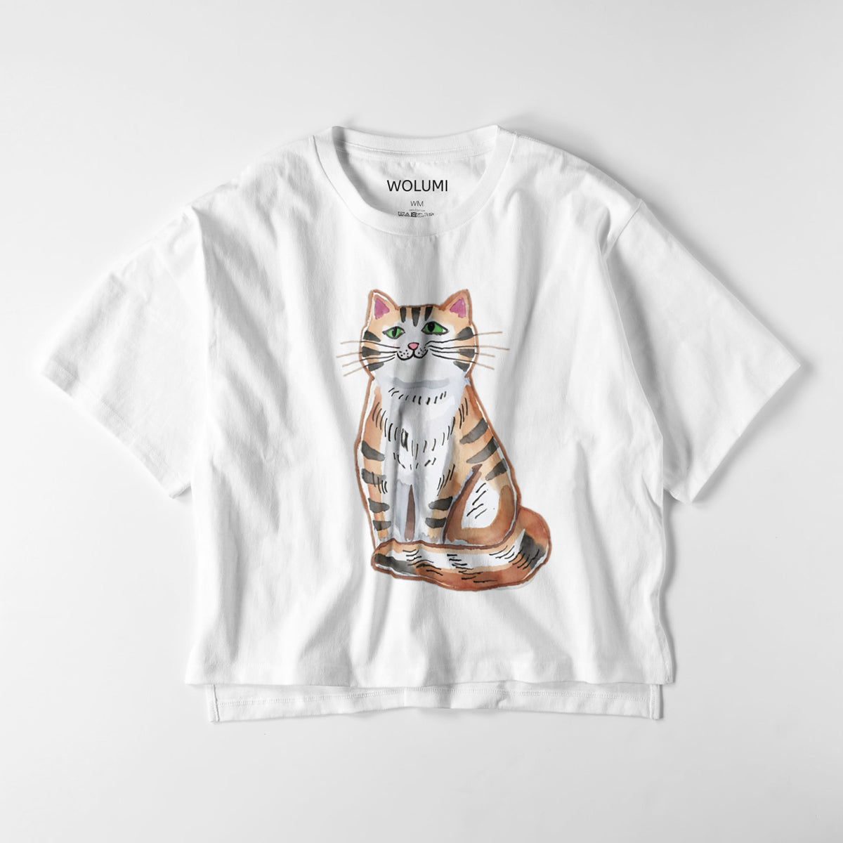ビッグシルエットTシャツ white image