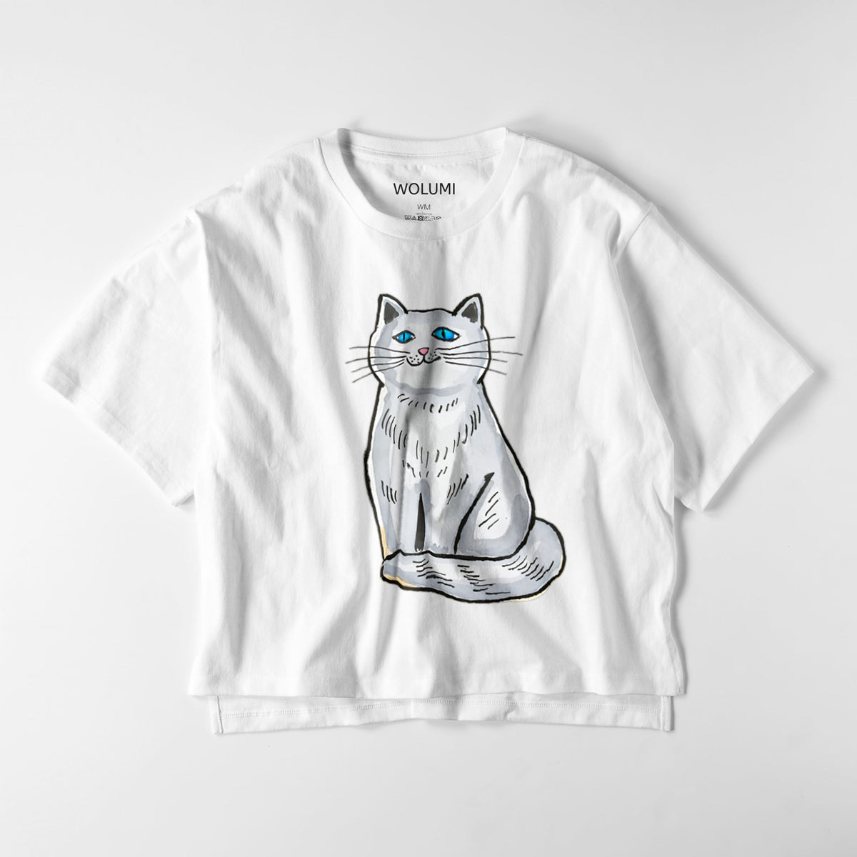 ビッグシルエットTシャツ white image