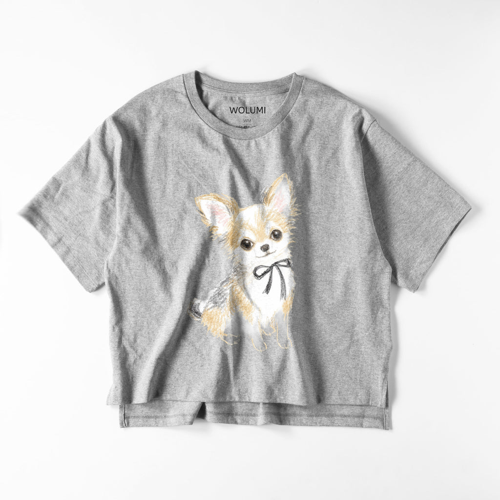 ビッグシルエットTシャツ gray image