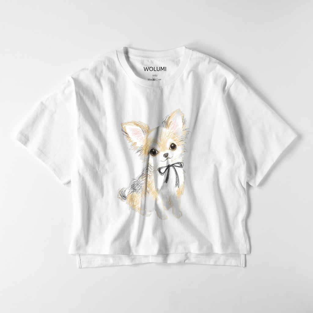 ビッグシルエットTシャツ white image