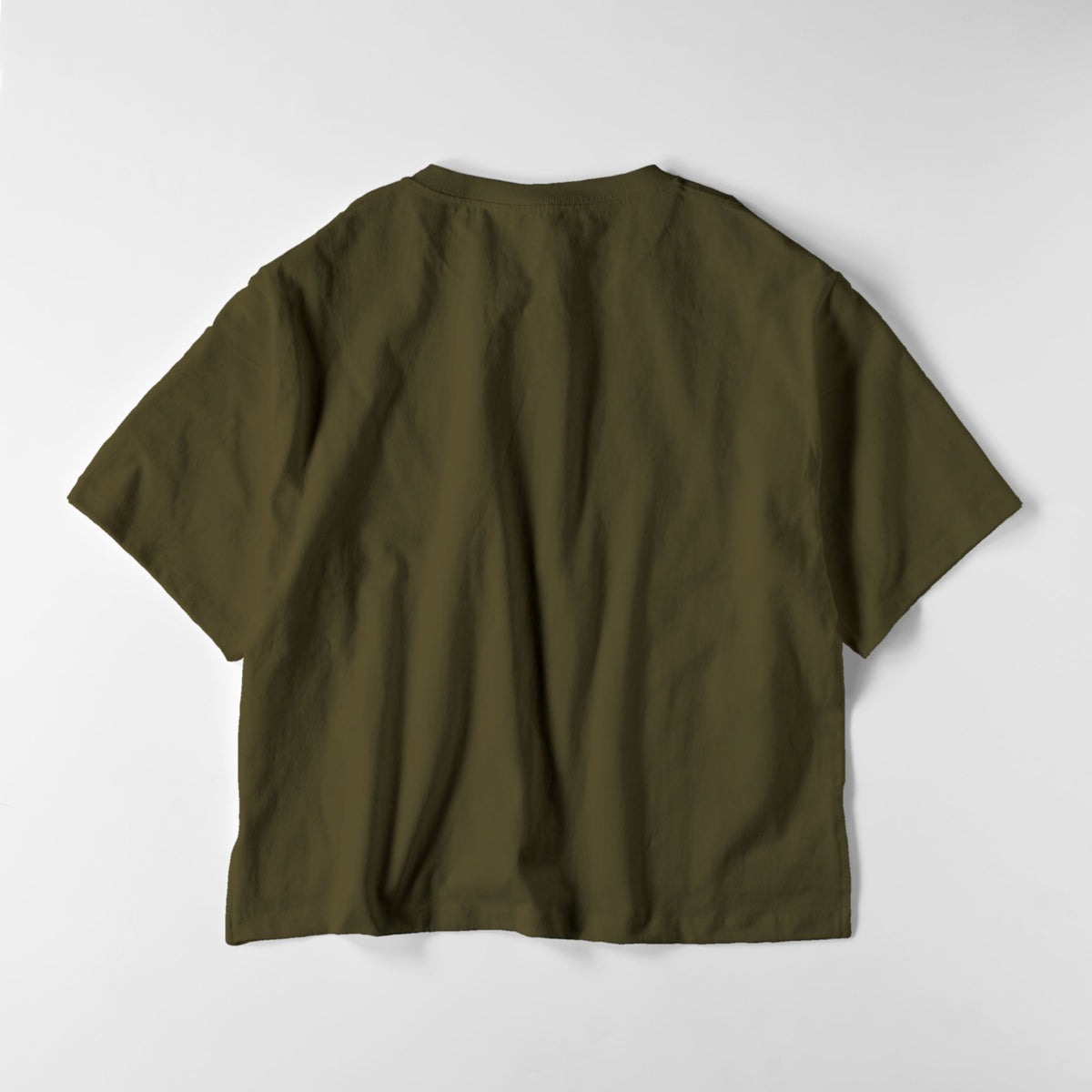 ビッグシルエットTシャツ olive-drab image