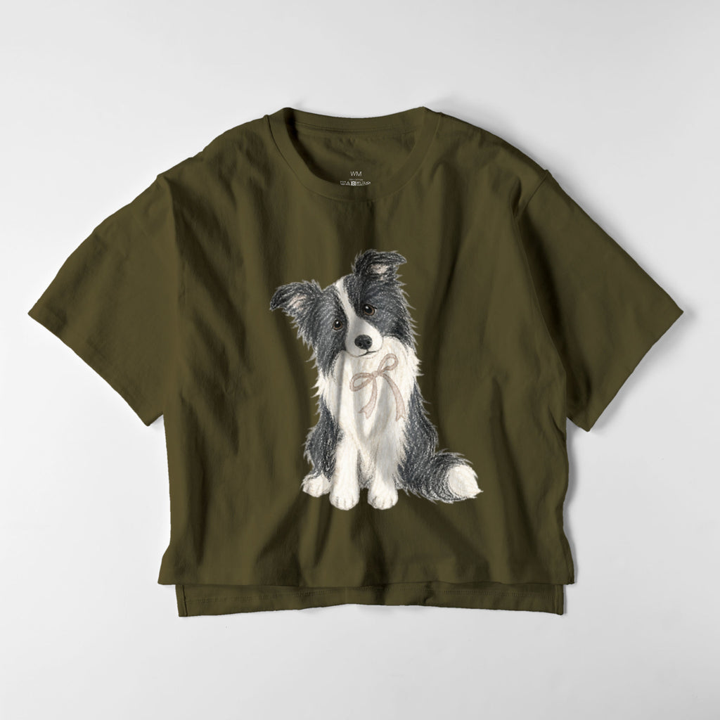 ビッグシルエットTシャツ olive-drab image