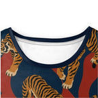 Tigerパジャマ えりもとのアップ